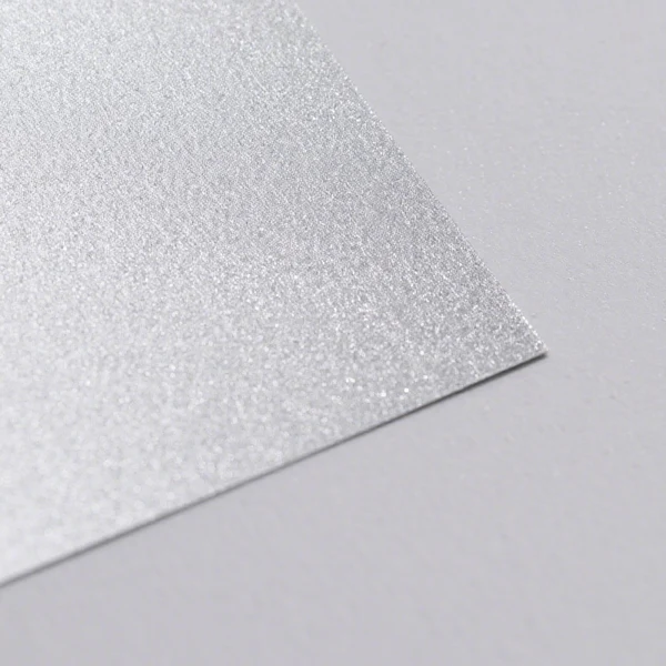 silver card paper