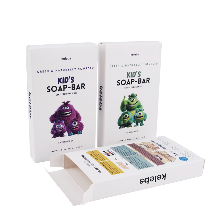 Kid's soap bar packaging box