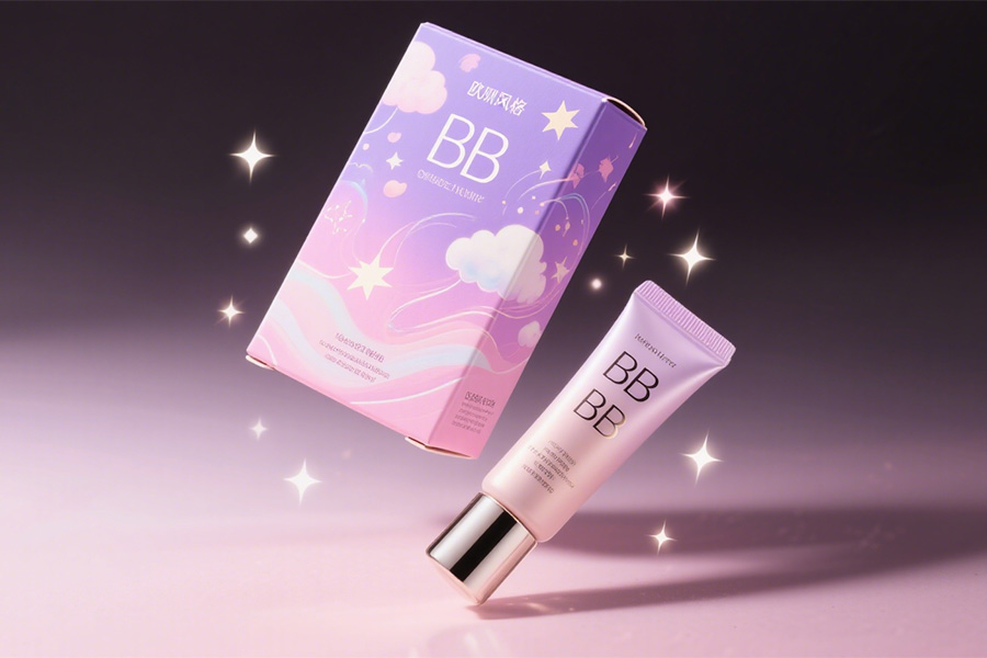 Custom BB cream packaging box