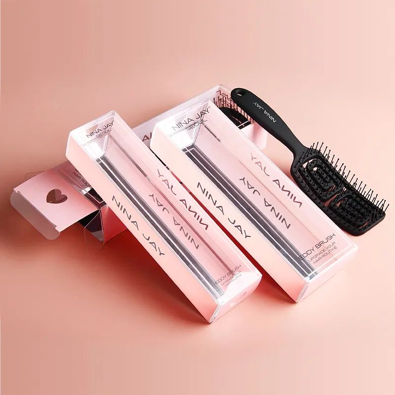 Comb transparent packaging box