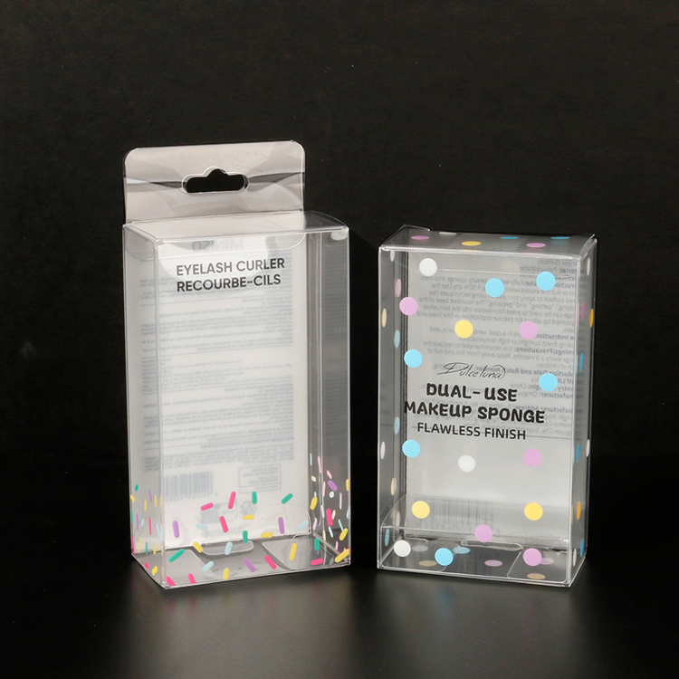 Custom Makeup Sponge Clear Box