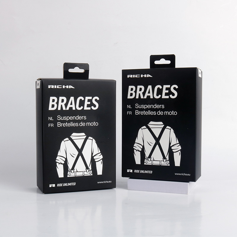 Hanger Product Black Paper Box