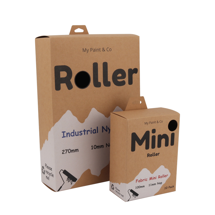 Paint Roller Kraft Packaging Box