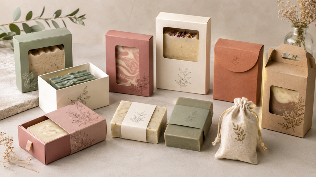 Biodegradable soap packaging for eco-conscious brands