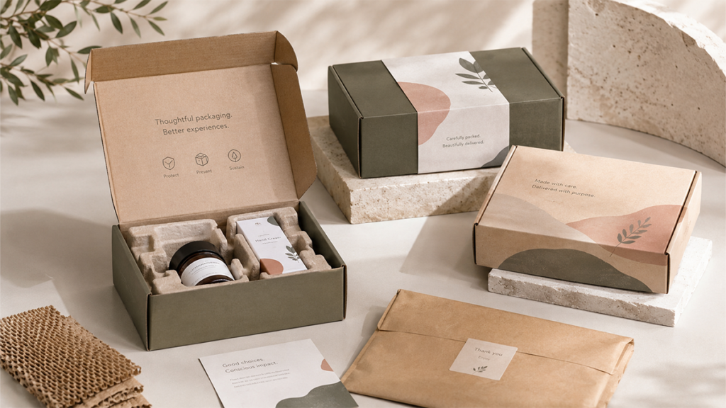 ecommerce mailer box packaging for online retail brands