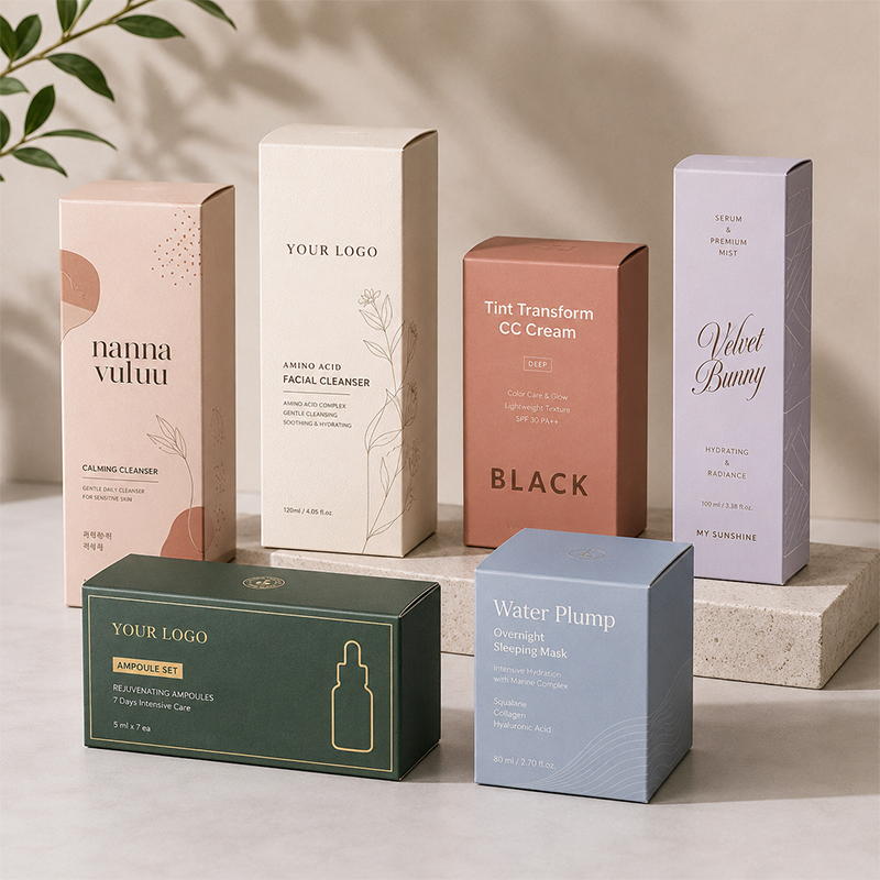 Customized Skincare Product Packaging Boxes
