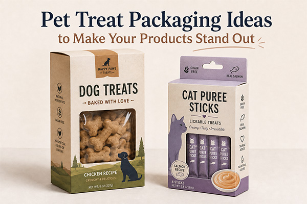 Pet snack packaging boxes